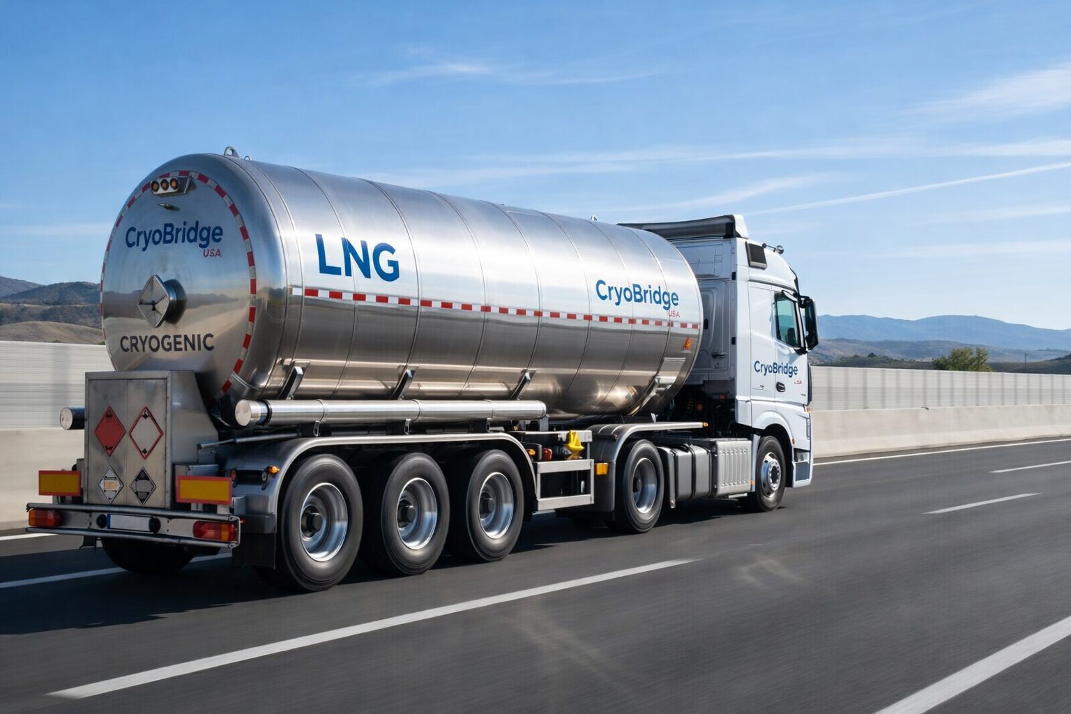 Cryogenic tank transport between the USA and Türkiye