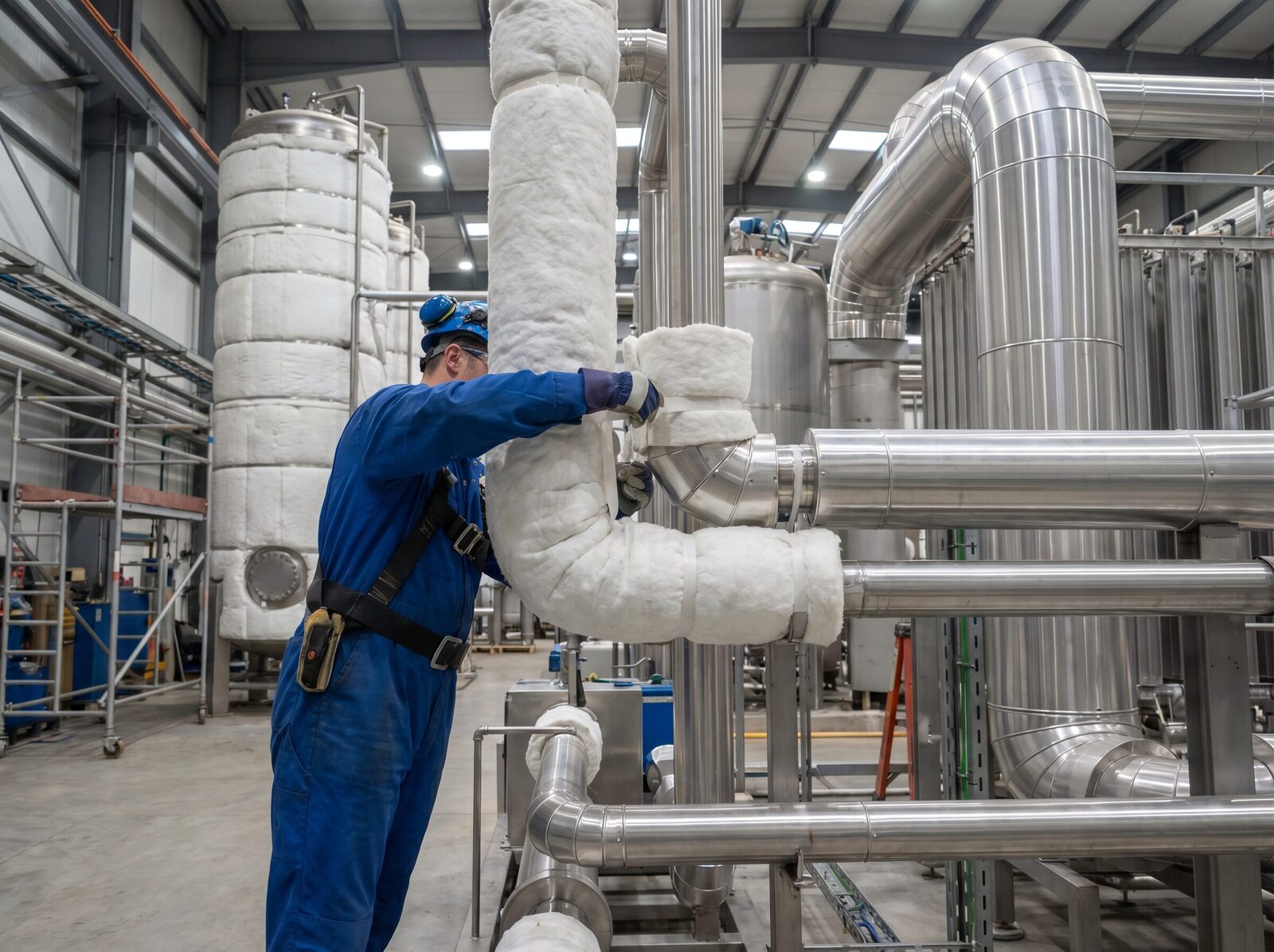 Cryogenic thermal insulation blankets for tanks and pipelines